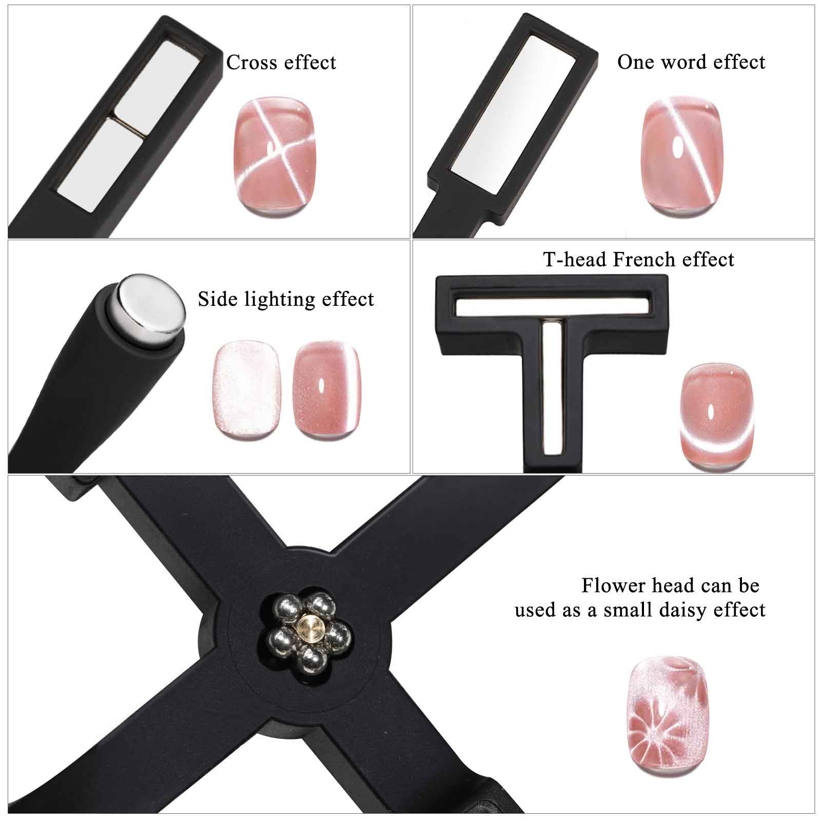 Alat Magnet Kuku 5 In 1 Alat Pena Magnet Kuku yang Ditingkatkan