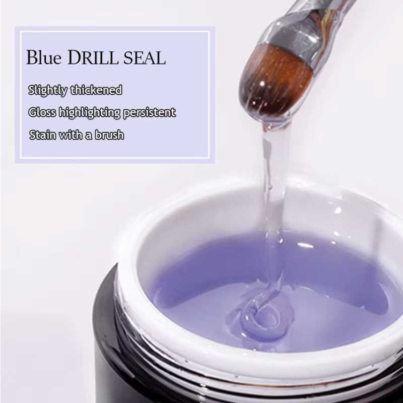 Mantel atas berlian biru