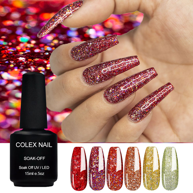 Polandia gel glitter multi-warna kreatif