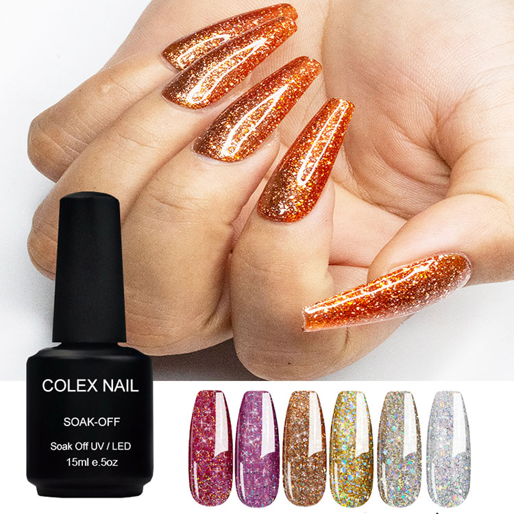 Catatan kuku Glitter Glitter Glitter Gel