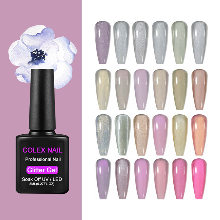 Polandia gel glitter bau rendah