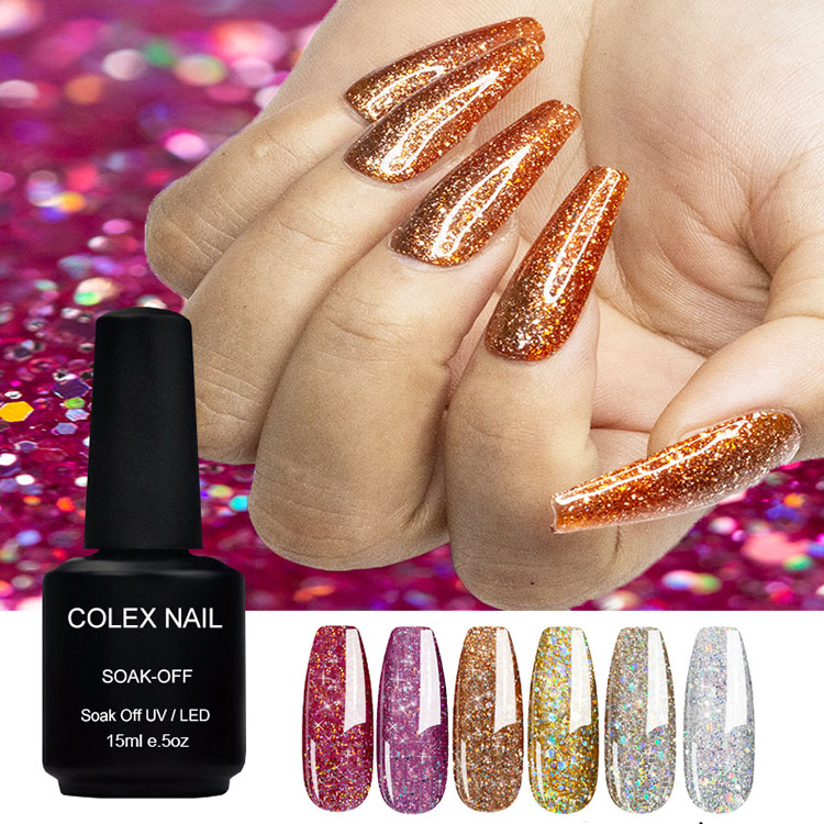 Polandia gel glitter tanpa bau