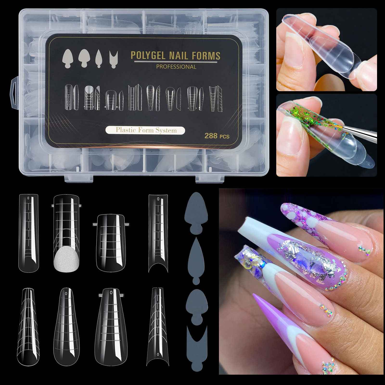 Bentuk Ekstensi Sistem Kuku Gel dengan Cepat