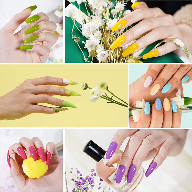 Uv gel tipe gel murni pola gel warna
