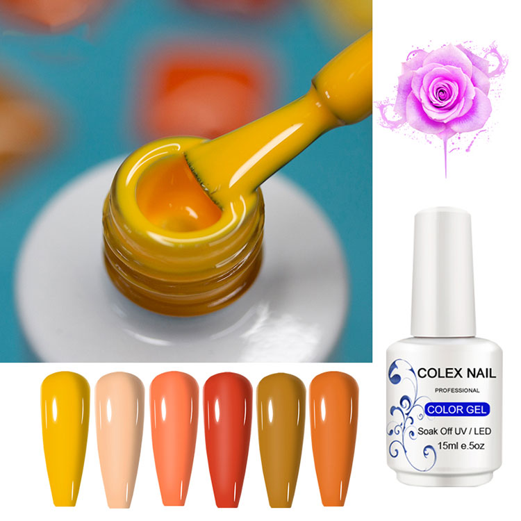 Uv gel tipe gel murni pola gel warna